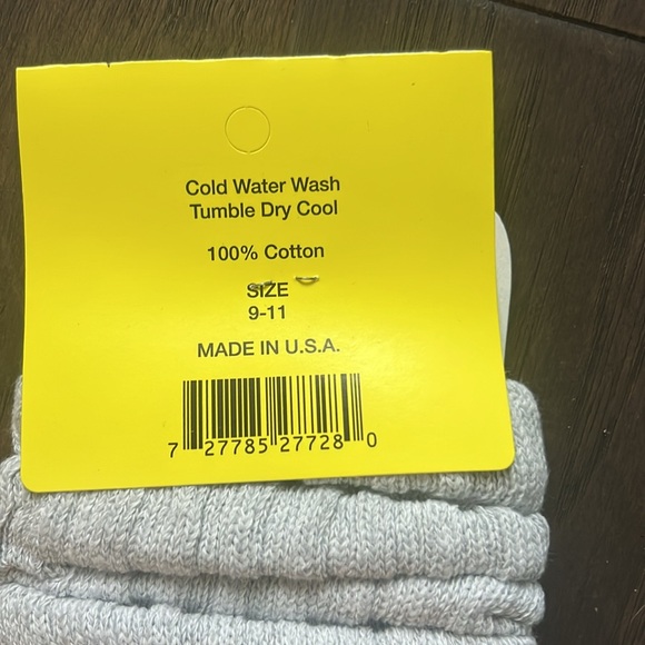 **Lot of 8 Slouch Socks - 5 White, 3 Grey size 9-11*** - Picture 4 of 4